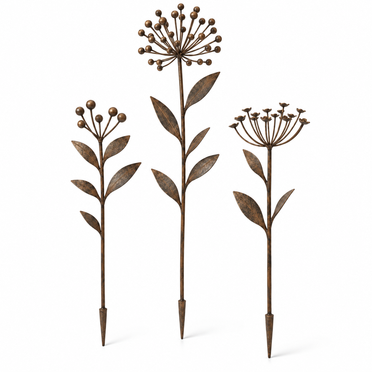 Decorative Garden Stakes - Set of 3