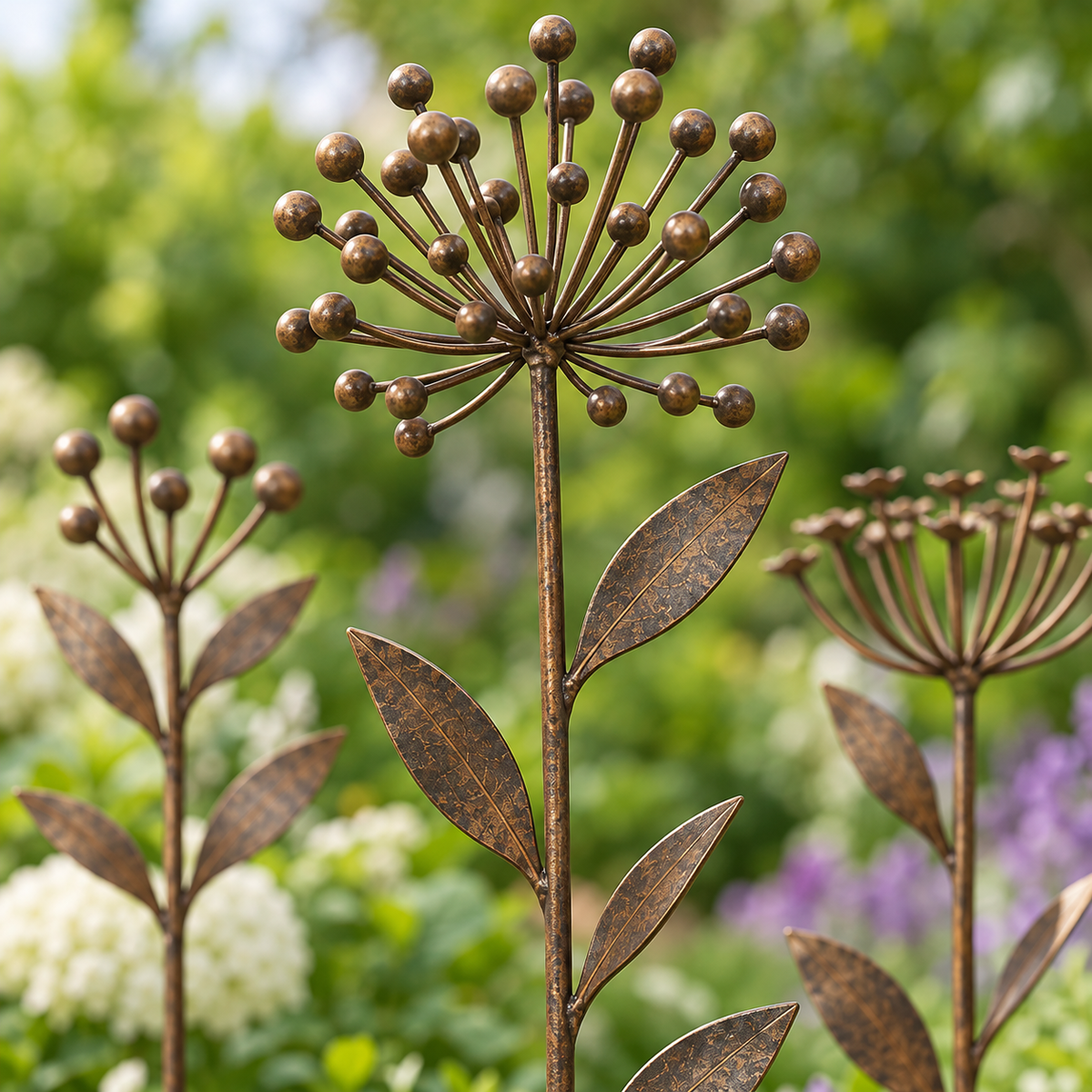 Decorative Garden Stakes - Set of 3